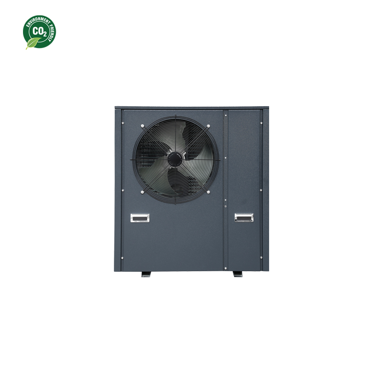 8KW Full DC Inverter air source CO2 heat pump for residential hot water and heating