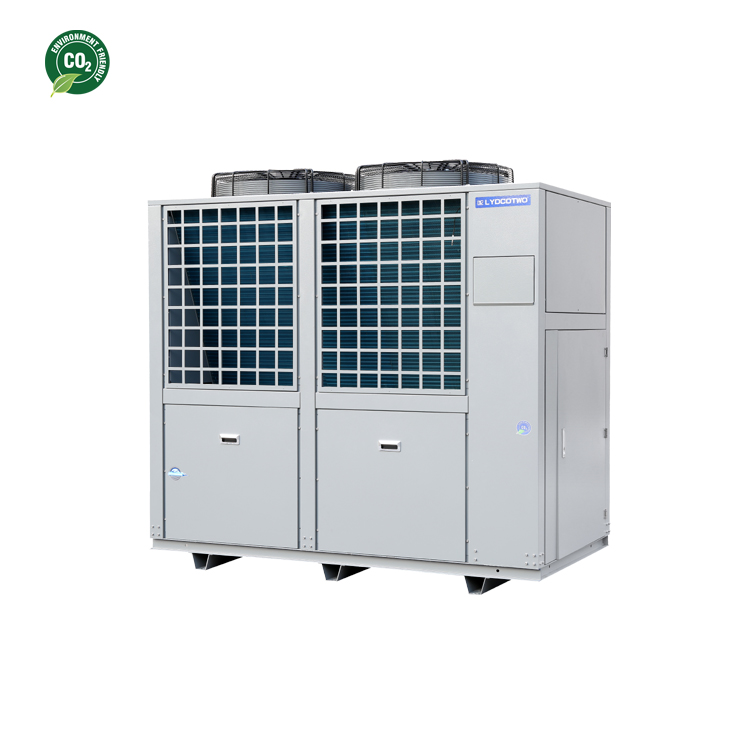 40KW air to water inverter R744 Heat Pump for swimming pool heating